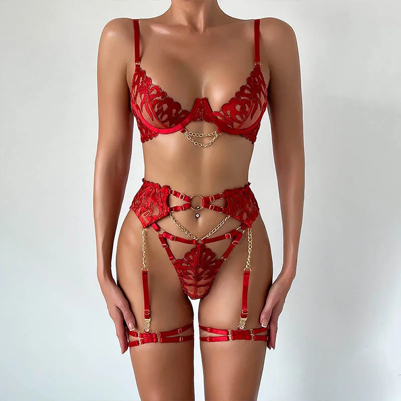 Red Flower Set